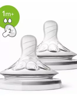 Philips Avent  Lot de 2 tétines Natural   1 mois +