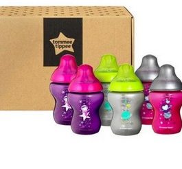 Lot De 6 Biberons Tommee Tippee 260 ML Naisssance