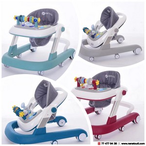 Trotteur youpala bébé évolutif musical pliable réglable en hauteur (4  coloris) - NENETOUTI