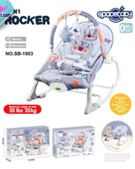 Transat musical enfant GRIS , infant-to-toddler rocker , avec vibration