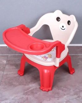 Chaise  pliante  Portable enfants bébé alimentation Rouge