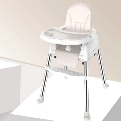 Chaise haute pour bébé enfant 3 en 1 réglable avec harnais 5