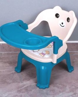 Chaise  qualité pliante  Portable enfants bébé alimentation BLEU