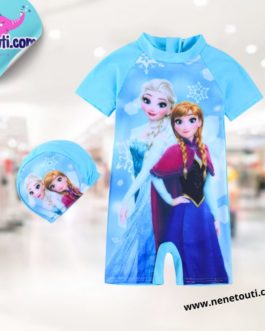 Maillot de bain Avec bonnet Super Héroïne Fille – 9 mois à 7ans