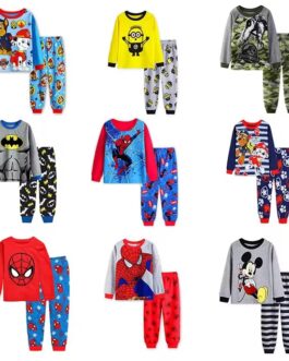 Pyjama super heros fille et garcon 1 a 8 ans