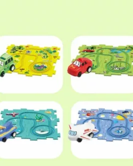 4 Circuit Puzzle Jungle voiture , 4×4, avion bateau etc …