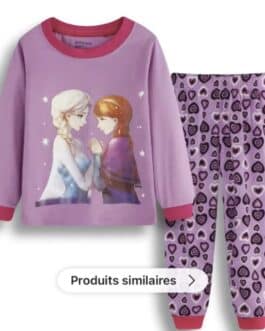 Pyjama super heros fille et garcon 1 a 8 ans