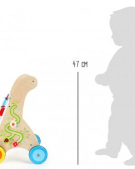 Trotteur Montessori en bois  pour bébé – Table activité bébé –