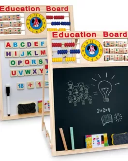 🖍️ Tableau éducatif multifonction en bois