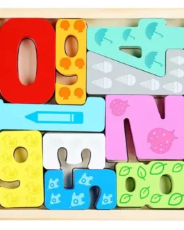 🧩 1 puzzle en bois éducatif au choix animal chiffre  fruit …..