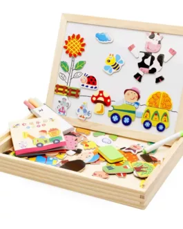 🎨 Tableau magnétique éducatif en bois