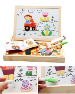 🎨 Tableau magnétique éducatif en bois
