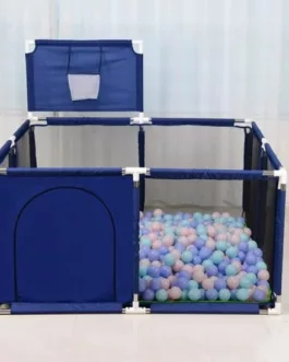 parc de jeu XL ,140cm X140cmx 5 cm, 10 balles,  comprises, 3 couleurs bleu gris ou rose