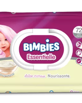 Bimbies lingettes Bimbies essentielles x 72 unités