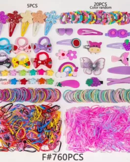 Ensemble accessoire cheveux 760 pièces