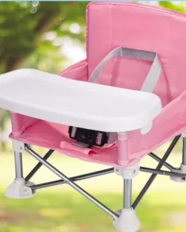 Rehausseur Chaise Enfant ROSE ;  Pli Compact avec Sangles Pour une Utilisation Intérieure/extérieure – Evolutif dès 6 mois (Copie)
