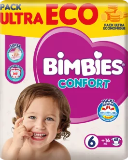 Bimbies Confort PACK Ultra Eco Junior *68 , TAILLE 6 (+16KG)