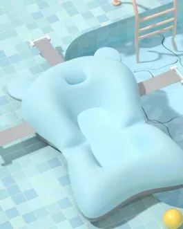 Coussin de bain suspendu pour bébé, antidérapant, doux, léger, réglable, à séchage rapide, pour nouveau-né