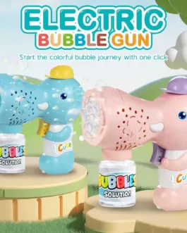 Machine à Bulles Éléphant – Jouet Automatique avec Lumières et Musique
