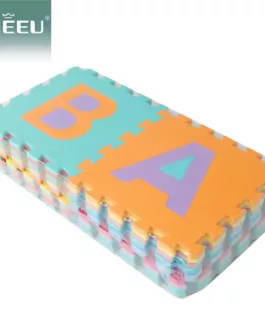 *Tapis Puzzle Éducatif en Mousse – Lettres de l’Alphabet, Multicolore