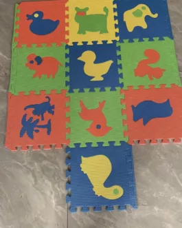 Generic Tapis Puzzle 10 pièces  motif animal ,1m2 pour Enfants antidérapant (Copie)