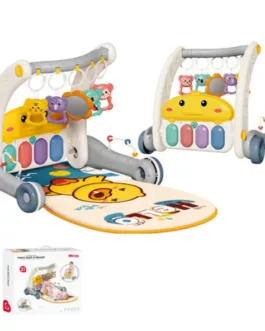 Trotteur et tapis d’éveil 2en1 pour bébé