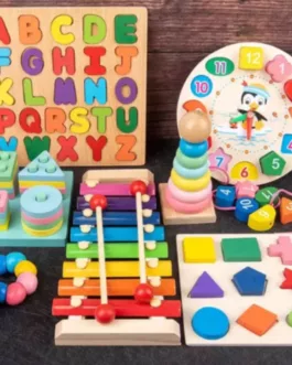 Kit educatif jouets éducatifs 7 en 1