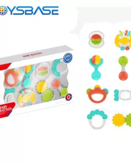 Set de Hochets pour Bébé – 8 Pièces Colorées | TOYSBASE