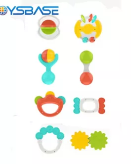 Set de Hochets pour Bébé – 8 Pièces Colorées | TOYSBASE