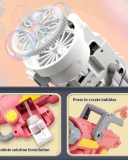 Machine à Bulles grand modèle avec recharge – Jouet avec Lumières et Musique