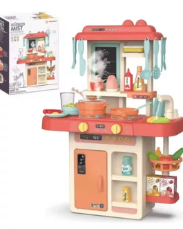 Cuisine Jouet Électronique avec Effets de Vapeur – 42 Accessoires Inclus