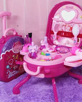 Valise Coiffeuse pour Enfant – Set de Beauté 2-en-1