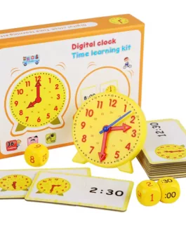 Kit d’Apprentissage de l’Heure – Horloge Éducative pour Enfants