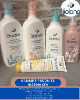gamme biolane , 5 produits