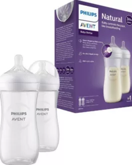 Philips Avent Natural Response Biberon 330ml , 3 Mois +; Débit 4 ,2 Pièces (SCY906/02)