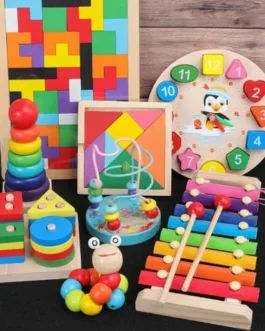 Kit educatif jouets éducatifs 8 en 1