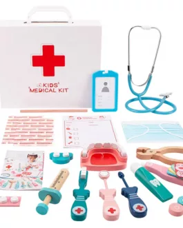 Mallette de Docteur – Jeu d’Imitation Complet pour Enfants ,blouse en option