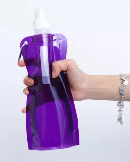 Gourde Pliable avec Mousqueton – 480 ml