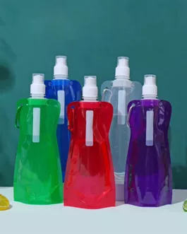 Gourde Pliable avec Mousqueton – 480 ml